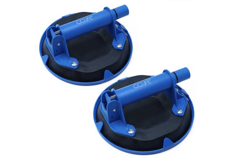CCLIFE Haltegriff Gummisauger Saugheber Glassauger Saugnapfhalter mit Sicherungsgurt von CCLIFE