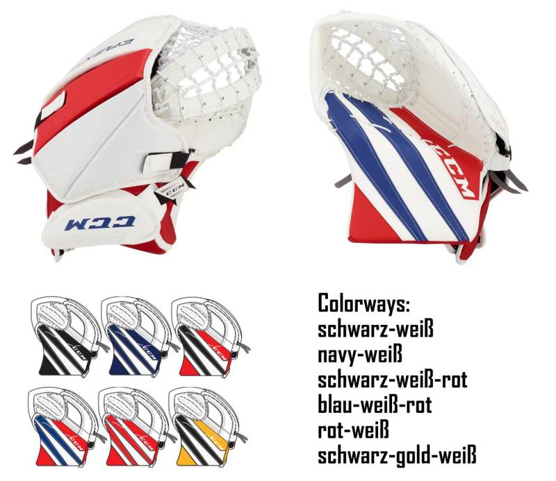 CCM Eishockey-Torwarthandschuh Fanghand CCM EFLEX 5.5 Senior, Regular von CCM