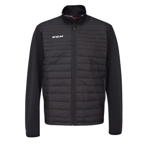 CCM TEAM Steppjacke, Farbe: Schwarz, Größe: XXL von CCM