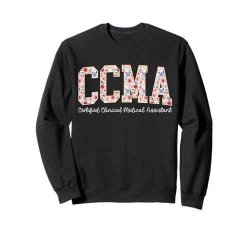 Zertifizierte klinische medizinische Assistentin von Floral, CCMA, Damen Sweatshirt Zertifizierte klinische medizinische Assistentin von Floral, CCMA, Damen Sweatshirt von CCMA Certified Clinical Medical Assistant Floral
