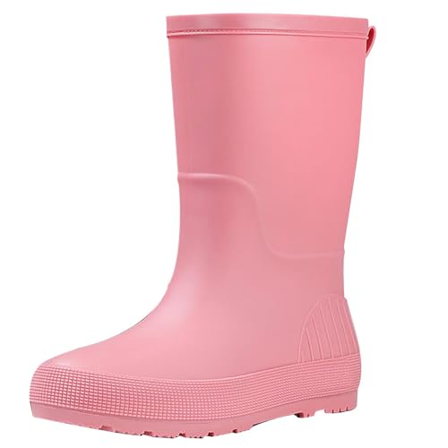 CCOOfhhc Barfuß Gummistiefel Damen Leicht Regenschuhe Wasserdicht Hohe Boots Outdoor Gummistiefel Rutschfest Wasserfeste Stiefel Glitzer Gartenschuhe Herren Rain Boots von CCOOfhhc