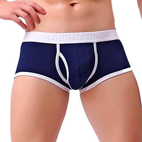 CCOOfhhc Boxers Trunk für Herren Einfarbig Retroshorts Slip Mittlere Taille Retro Pants Boxershorts Unterhosen Sport Casual Briefs Atmungsaktiv Klassischem Bequeme Weiche Boxer Shorts von CCOOfhhc