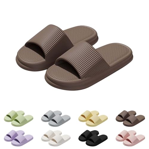 CCOOfhhc Cozislides Original Slippers Damen Herren Badelatschen Hausschuhe Super Weiche Rutschfeste Badeschuhe Sommer Schlappen Indoor Outdoor Flip Flops Pantoletten Badeschlappen Gr.36-44 von CCOOfhhc