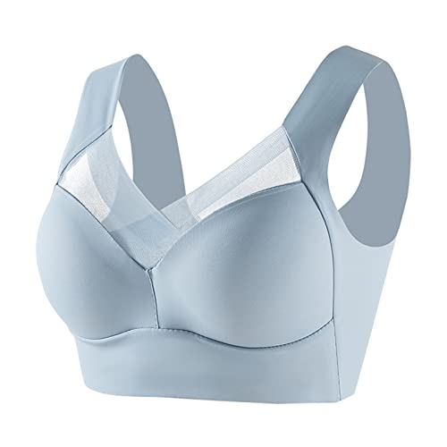 CCOOfhhc Damen Nahtlos Spitzen BH ohne Bügel Weicher Damen Push-Up BH Gepolstert - Atmungsaktiver und Leichter, Klassische Bustier Damen BH Modern Feeling Wmbra BH von CCOOfhhc