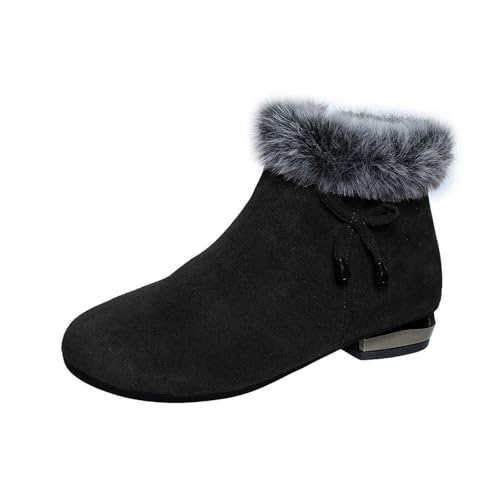 CCOOfhhc Damen Winterstiefel Warm Gefütterte Schneestiefel Rutschfester Warm Worker Boots Wasserdicht Stiefeletten Damen Winterstiefel Winter Bequem Wanderschuhe Für Den Außenbereich von CCOOfhhc