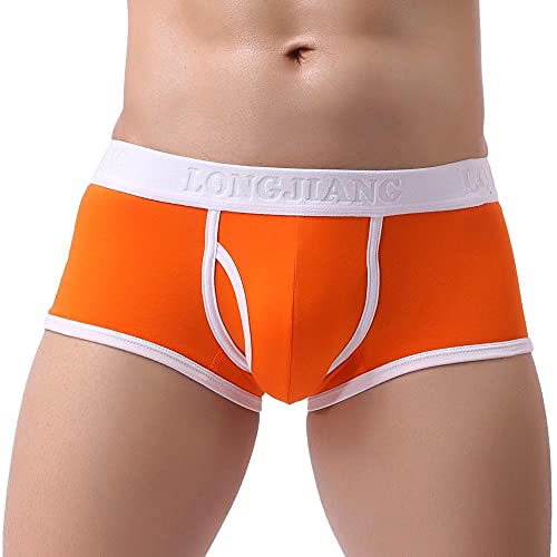CCOOfhhc Einfarbig Bequeme Weiche Boxershorts Briefs Boxershorts Microfaser Atmungsaktive Sport Boxer Shorts Retroshort Herren Unterhosen Slip von CCOOfhhc
