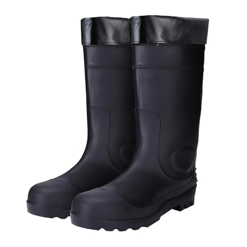 CCOOfhhc Gummistiefel Damen Festival Bunt Outdoor Boots Leicht Hohe Gummistiefel Rutschfest Regenschuhe Wasserdicht Wasserfeste Stiefel Glitzer Rain Boots Herren Gartenschuhe von CCOOfhhc