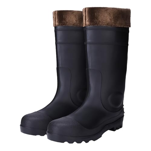 CCOOfhhc Gummistiefel Damen Festival Bunt Outdoor Boots Leicht Hohe Gummistiefel Rutschfest Regenschuhe Wasserdicht Wasserfeste Stiefel Glitzer Rain Boots Herren Gartenschuhe von CCOOfhhc