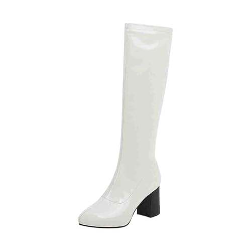 CCOOfhhc Gummistiefel Damen Hohe Schwarz Glitzer Gummistiefel Rutschfest Hohe Regenstiefel Outdoor Regenschuhe Leicht Boots Wasserdicht Gartenschuhe Herren Arbeitsschuhe von CCOOfhhc