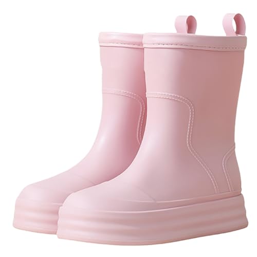 CCOOfhhc Gummistiefel Damen Wasserdicht Rutschfest Boots Glitzer Hohe Regenschuhe Wasserdicht Regenstiefel Leicht Gummistiefel Outdoor Gartenschuhe Herren Rain Boots von CCOOfhhc
