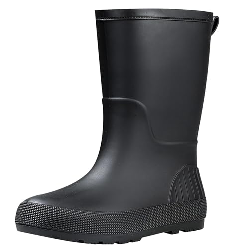 CCOOfhhc Gummistiefel Damen Wasserdicht Rutschfest Regenschuhe Outdoor Hohe Gummistiefel Leicht Wasserfeste Stiefel Glitzer Boots Wasserdicht Gartenschuhe Frauen Angelstiefel von CCOOfhhc