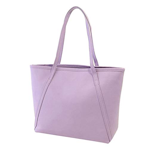 CCOOfhhc Handtaschen-Schulterkapazität Frauen Satchel High stabile Taschen Taschen Damen Nylon Groß (Purple, One Size) von CCOOfhhc