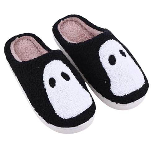CCOOfhhc Hausschuhe Damen Herren Winter Plüsch Filzpantoffeln Rutschfeste Unisex Bequeme Slippers Hausschlappen Frauen Warm Pantoffeln von CCOOfhhc