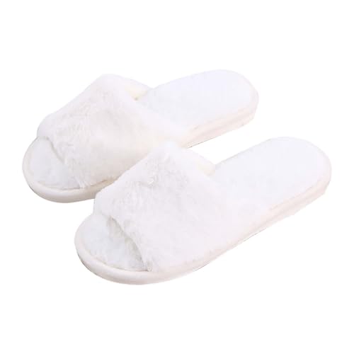CCOOfhhc Hausschuhe Damen Herren Winter Plüsch Filzpantoffeln Warm Frauen Bequeme Hausschlappen Slippers Unisex Rutschfeste Pantoffeln von CCOOfhhc