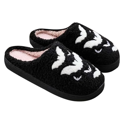 CCOOfhhc Hausschuhe Damen Herren Winter Plüsch Slippers Bequeme Frauen Warm Filzpantoffeln Hausschlappen Unisex Rutschfeste Pantoffeln von CCOOfhhc