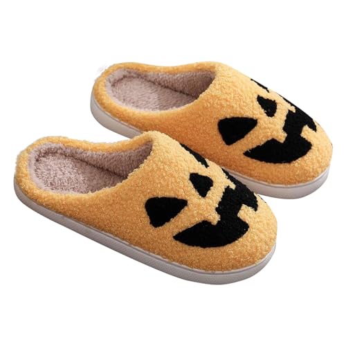 CCOOfhhc Hausschuhe Damen Herren Winter Plüsch Slippers Bequeme Frauen Warm Filzpantoffeln Hausschlappen Unisex Rutschfeste Pantoffeln von CCOOfhhc