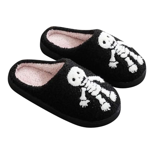 CCOOfhhc Hausschuhe Damen Herren Winter Plüsch Slippers Bequeme Frauen Warm Filzpantoffeln Hausschlappen Unisex Rutschfeste Pantoffeln von CCOOfhhc