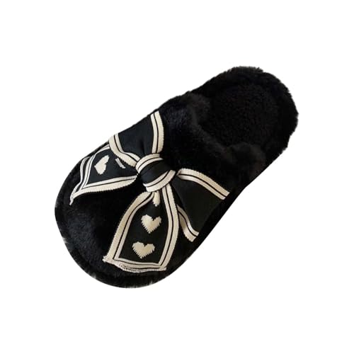 CCOOfhhc Hausschuhe Damen Herren Winter Plüsch Slippers Rutschfeste Unisex Warm Hausschlappen Filzpantoffeln Frauen Bequeme Pantoffeln von CCOOfhhc