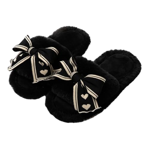 CCOOfhhc Hausschuhe Damen Herren Winter Plüsch Slippers Warm Unisex Rutschfeste Pantoffeln Hausschlappen Frauen Bequeme Filzpantoffeln von CCOOfhhc