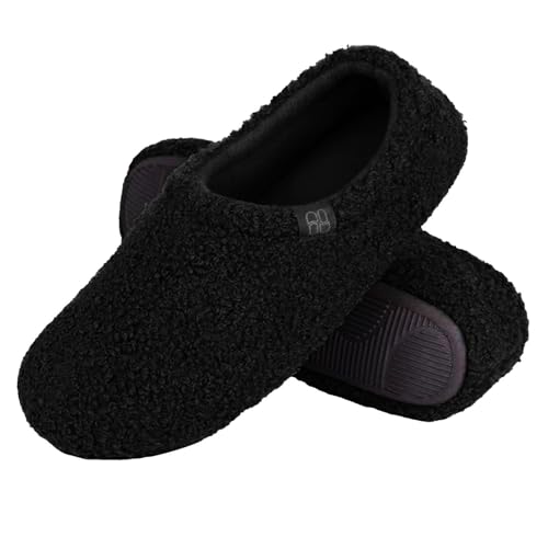 CCOOfhhc Hausschuhe Damen Herren Winter Warme Plüsch Filzpantoffeln Bequeme Frauen Rutschfeste Pantoffeln Hausschlappen Unisex Warm Slippers von CCOOfhhc