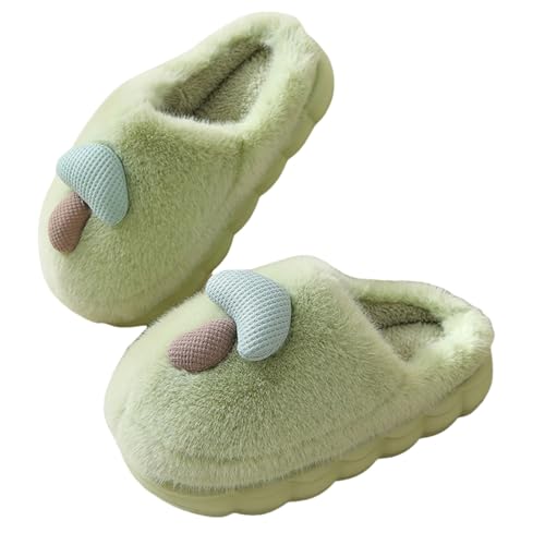 CCOOfhhc Hausschuhe Damen Herren Winter Warme Plüsch Slippers Rutschfeste Unisex Bequeme Filzpantoffeln Hausschlappen Frauen Warm Pantoffeln von CCOOfhhc