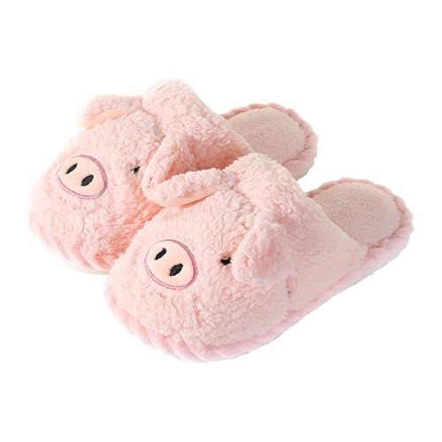 CCOOfhhc Hausschuhe Damen Winter Plüsch Filzpantoffeln Bequeme Frauen Warm Pantoffeln Hausschlappen Unisex Rutschfeste Slippers von CCOOfhhc