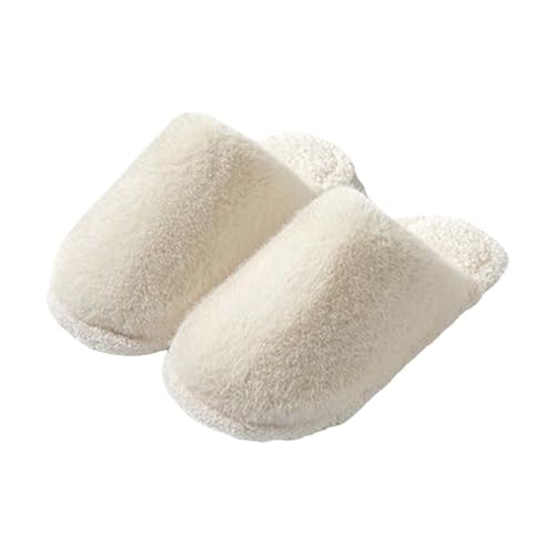 CCOOfhhc Hausschuhe Damen-Winter Plüsch Filzpantoffeln Rutschfeste Frauen Bequeme Pantoffeln Slippers Unisex Warm Hausschlappen von CCOOfhhc