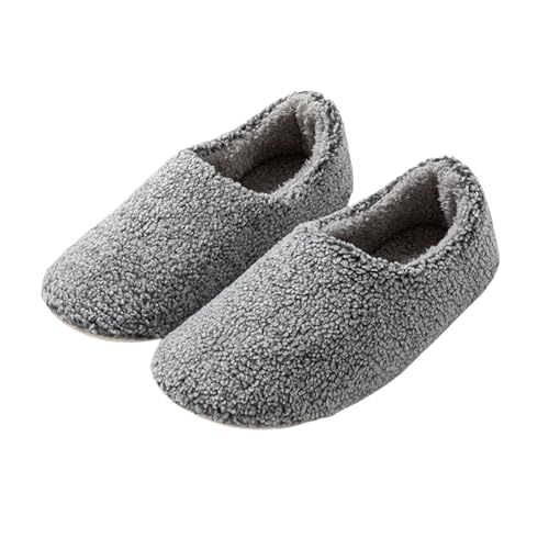 CCOOfhhc Hausschuhe Damen-Winter Plüsch Filzpantoffeln Rutschfeste Unisex Bequeme Pantoffeln Slippers Frauen Warm Hausschlappen von CCOOfhhc