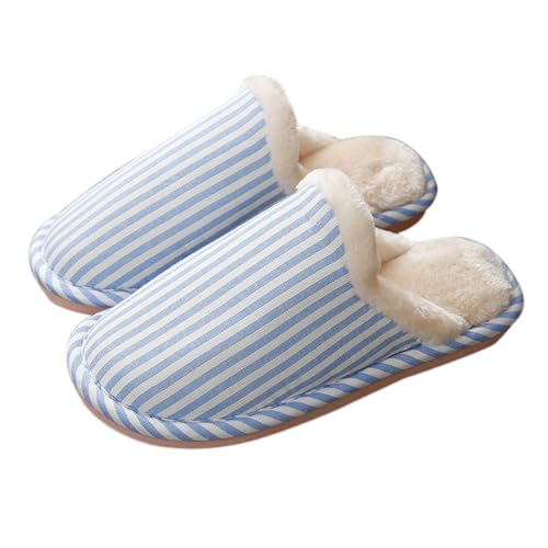 CCOOfhhc Hausschuhe Damen Winter Plüsch Hausschlappen Bequeme Frauen Rutschfeste Pantoffeln Slippers Unisex Warm Filzpantoffeln von CCOOfhhc