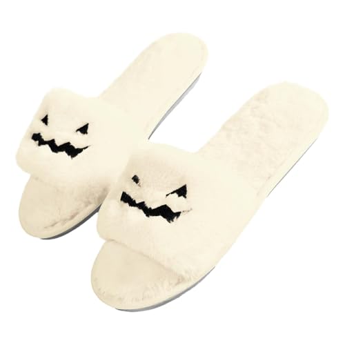 CCOOfhhc Hausschuhe Damen-Winter Plüsch Hausschlappen Bequeme Unisex Warm Pantoffeln Filzpantoffeln Frauen Rutschfeste Slippers von CCOOfhhc