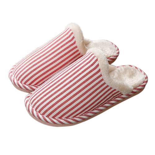 CCOOfhhc Hausschuhe Damen-Winter Plüsch Hausschlappen Warm Unisex Rutschfeste Pantoffeln Slippers Frauen Bequeme Filzpantoffeln von CCOOfhhc