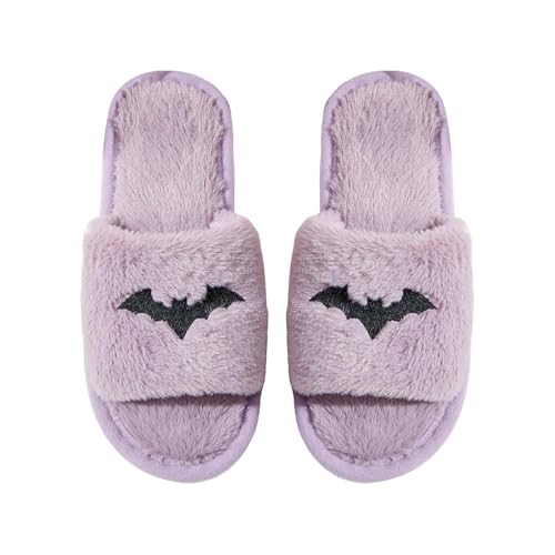 CCOOfhhc Hausschuhe Damen-Winter Plüsch Pantoffeln Rutschfeste Unisex Bequeme Hausschlappen Slippers Frauen Warm Filzpantoffeln von CCOOfhhc