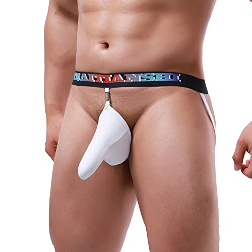 CCOOfhhc Herren Brief Erotik Jockstrap Low Rise Slips Nachtwäsche Höschen Nahtlos Boxershorts Durchsichtig für Männer Strandshorts Spitzen mit O-Ring Tanga T-Back Sexy Dessous Sportunterwäsch von CCOOfhhc