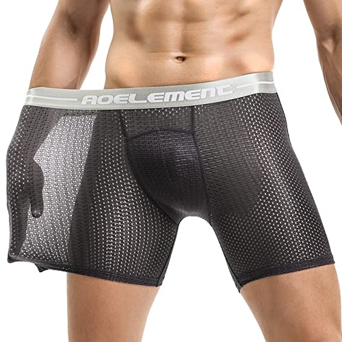 CCOOfhhc Herren Unterhosen Slip Atmungsaktive Sport Boxer Shorts Retroshort Briefs Boxershorts Microfaser Einfarbig Bequeme Weiche Boxershorts von CCOOfhhc