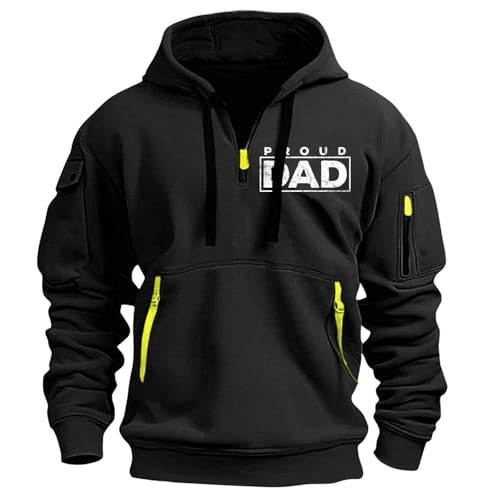 CCOOfhhc Hoodie Herren Warm Kapuzen Sweatshirt 1/4 Zip Hoodie Basic Kapuzenjacke Longsleeve Mit Taschen Kordelzug Kapuzenpulli Jogging Winter Pulli Frau von CCOOfhhc