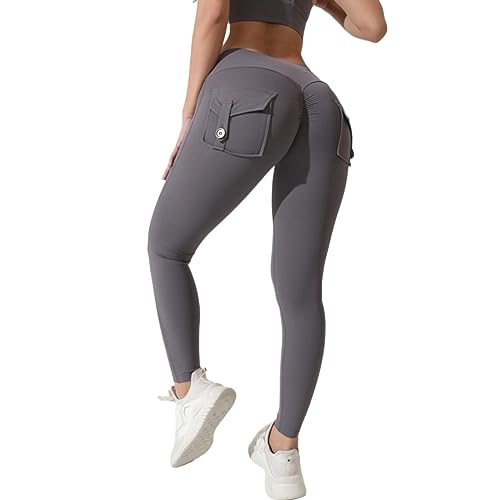 CCOOfhhc Leggings Mit Taschen Damen Bunt Push Up Leggings Sportleggins Bauchweg Weiche Yogahose Fitness Hosen Seamless Große Größen Sport Leggins Blickdicht Luftige Yoga Hose Laufhose von CCOOfhhc