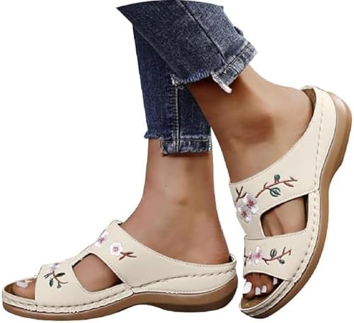 CCOOfhhc Orthopädische Pantoletten Damen 2025 Orthofit Slipper Sandalen Sommer Latschen Schlappen Offene Schuhe Hausschuhe Freizeit Pantoffeln CCOOfhhc Orthopädische Pantoletten Damen 2025 Orthofit Slipper Sandalen Sommer Latschen Schlappen Offene Schuhe Hausschuhe Freizeit Pantoffeln von CCOOfhhc