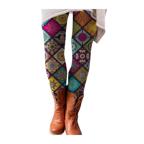 CCOOfhhc Thermo Leggings Damen Winter Dicke Fleece Thermo Sport Sporthose Legging Hohe Taille Bunt Lang Thermohose Thermounterwäsche Einfarbig Gefüttert Laufen Winter-Thermohose Freizeithose von CCOOfhhc