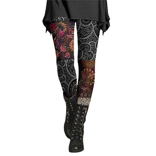 CCOOfhhc Thermo Leggings Damen Winter Dicke Fleece Thermo Sport Sporthose Legging Hohe Taille Bunt Lang Thermohose Thermounterwäsche Einfarbig Gefüttert Laufen Winter-Thermohose Freizeithose von CCOOfhhc