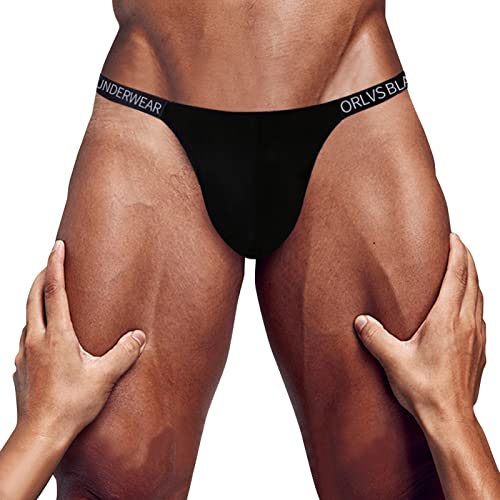 CCOOfhhc Herren Thong Unterwäsche Jockstrap Low-Rise Slips Nachtwäsche Höschen Nahtlos Boxershorts Durchsichtig für Männer Brief Sheer mit O-Ring Tanga Stretch Erotisch Dessous Trunks von CCOOfhhc