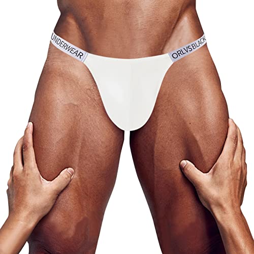 CCOOfhhc Herren Thong Unterwäsche Jockstrap Low-Rise Slips Nachtwäsche Höschen Nahtlos Boxershorts Durchsichtig für Männer Brief Sheer mit O-Ring Tanga Stretch Erotisch Dessous Trunks von CCOOfhhc