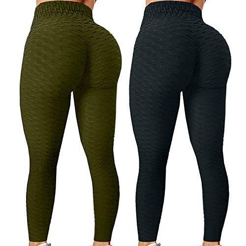 Kompressionsleggins Damen LipöDem Bauchweg Weiche Fitness Stoffhose Booty Lifting Blickdicht Hohe Taille Leggings Stretch Casual Übergröße Yogahosen Push Up Kompressions Sportleggings Yoga Hose von CCOOfhhc