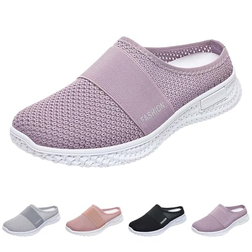 Orthopädische Sandalen Damen Sommer mit Weiches Fußbett Clogs Slip On Pantoffeln Sommer Outdoor Atmungsaktiv Bequeme Gartenschuhe rutschfest Schlupfschuhe Sabots von CCOOfhhc