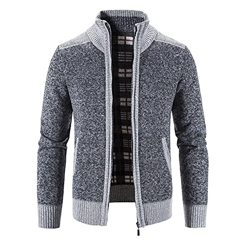 Trachtenjacke Herren Oktoberfest Übergang Kaputze Strickjacke Cardigan Slim Fit Feinstrick Freizeit-Jacke Strickpullover Gestrickt Outdoor Freizeitjacke Strick-Jacke Pullover Kapuzenpuiil Hoodie von CCOOfhhc