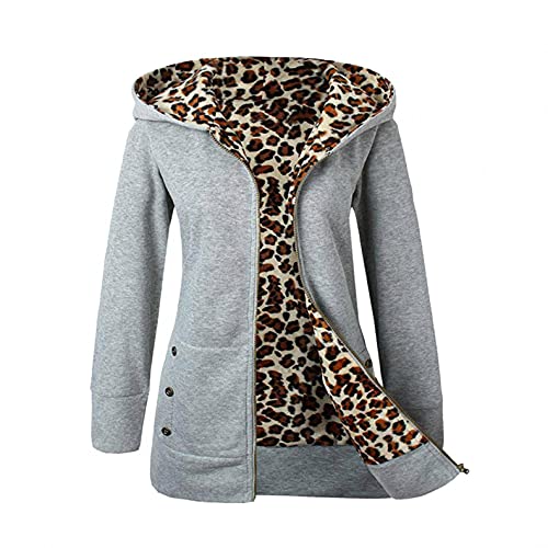 Übergangsjacke Damen FrüHling Longstrickjacke Leichtsteppjacke Übergangsmantel Schwarz Mit Kapuze Sweatjacke Kapuzenjacke Oversized Kapuzenmantel Lang Plüsch Reisverschuss Langarm Große Größen von CCOOfhhc