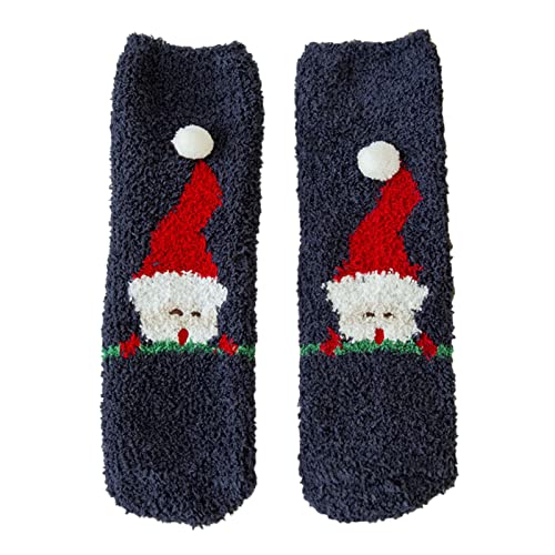 Wintersocken Damen 39-42 Warm Weihnachten Atmungsaktive Kuschelsocken Haussocken Thermo Günstig Socken Weihnachtssocken Gefüttert Gemütlich Hüttensocke Wintersocken Rutschfest Dicke Wandersocken von CCOOfhhc