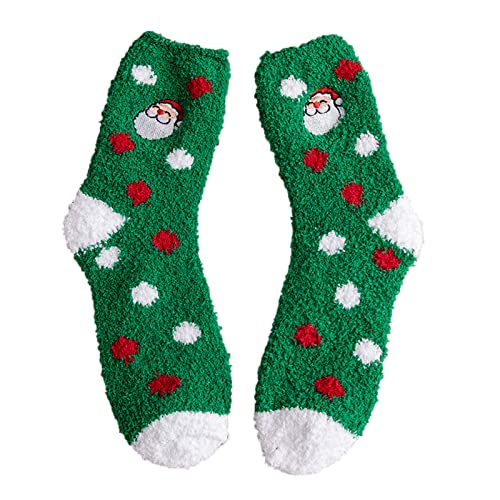 Wintersocken Damen 39-42 Warm Weihnachten Atmungsaktive Kuschelsocken Haussocken Thermo Günstig Socken Weihnachtssocken Gefüttert Gemütlich Hüttensocke Wintersocken Rutschfest Dicke Wandersocken von CCOOfhhc