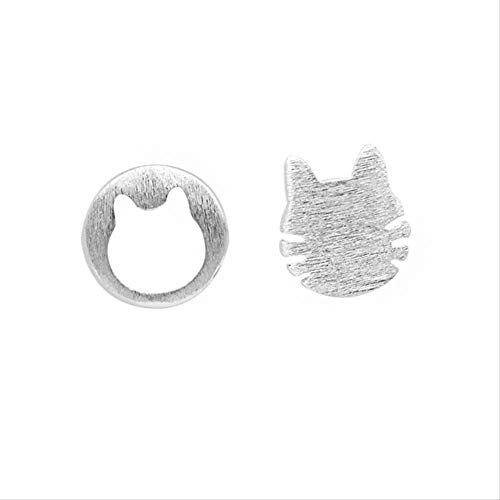 925 Sterling Silber Ohrringe,Ohrstecker,Damenohrringe, Totoro, Asymmetrische Ohrringe, Modeaccessoires, Geschenke, Hypoallergen, Kreativ Ohrringe Silber 925 Hängend von CCSYM