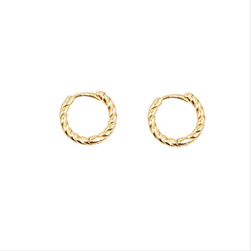 925 Sterling Silber Ohrringe,Ohrstecker Silber Damen Ohrringe Neue Einfache Trendige Temperament Persönlichkeit Exquisite Geschenk Hanfseil Kreative Modeschmuck Anti-Allergie von CCSYM