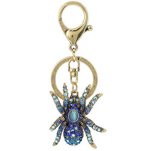 Metall Schlüsselbund Mode Kreative Insekten Blau Spinne Auto Schlüsselanhänger Anhänger Anhänger Exquisite Praktische Kleine Geschenke Schlüsselanhänger Männer Organizer Damen Schlüsselring Praktische von CCSYM